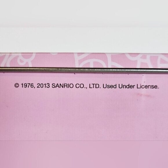 Hello Kitty Pink Tin Storage Box 💖 Sanrio Collectible - Picture 6 of 7